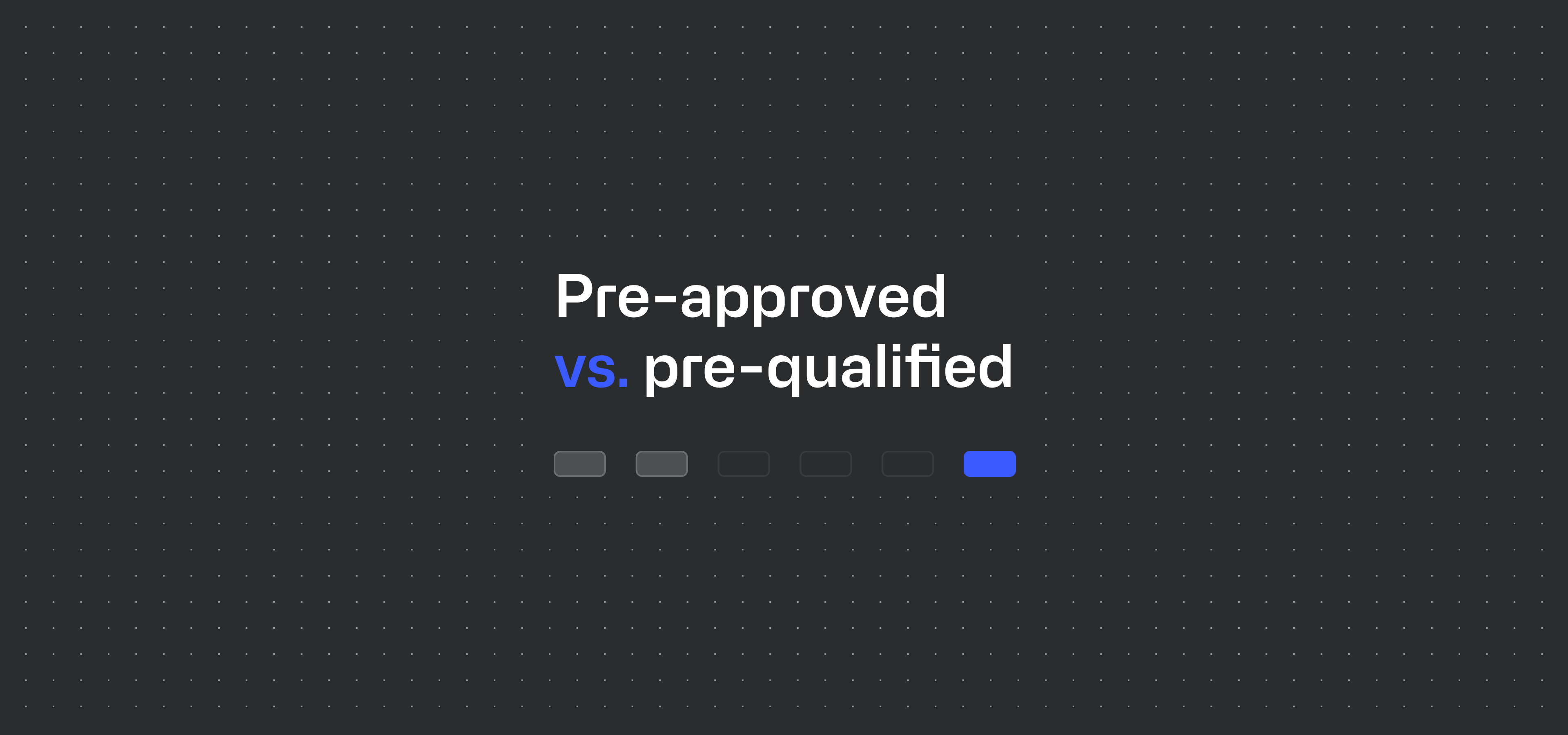 Pre-approved vs. pre-qualified financing offers